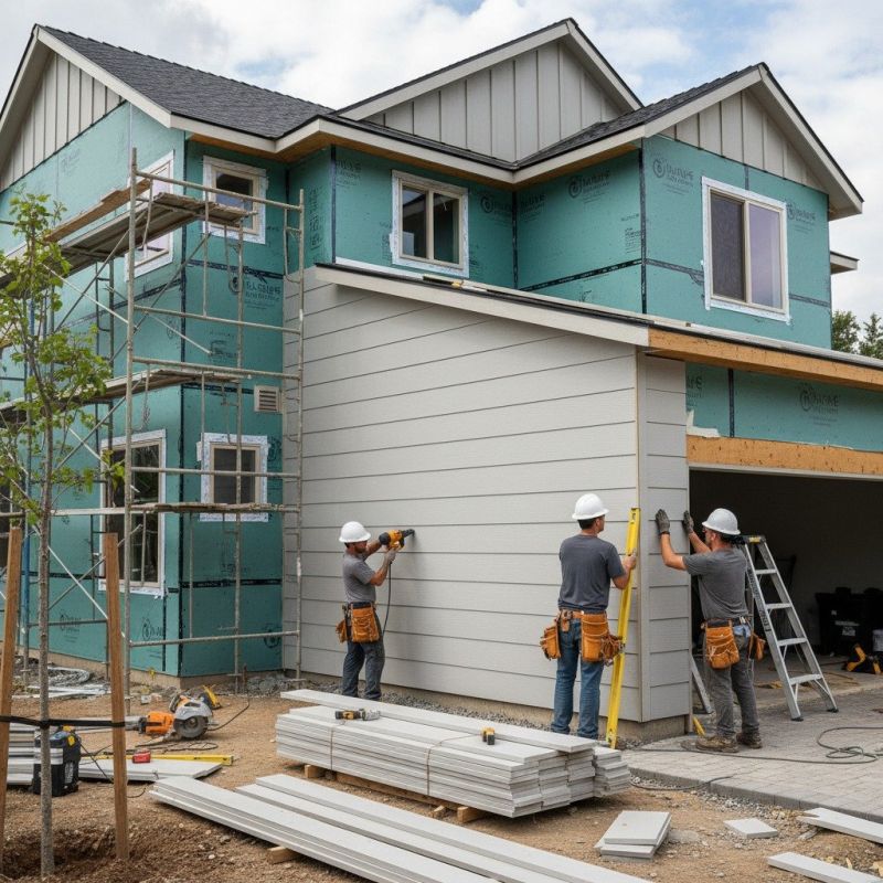 Fiber Cement Siding Installation